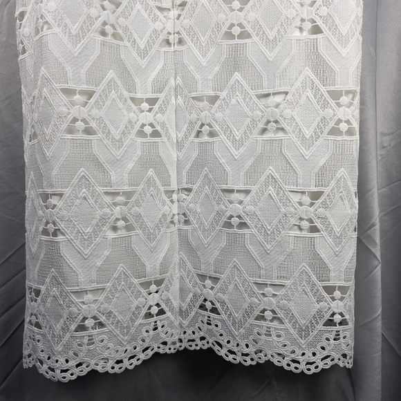 Tahari ASL White Halter Sheath Dress - Picture 8 of 14